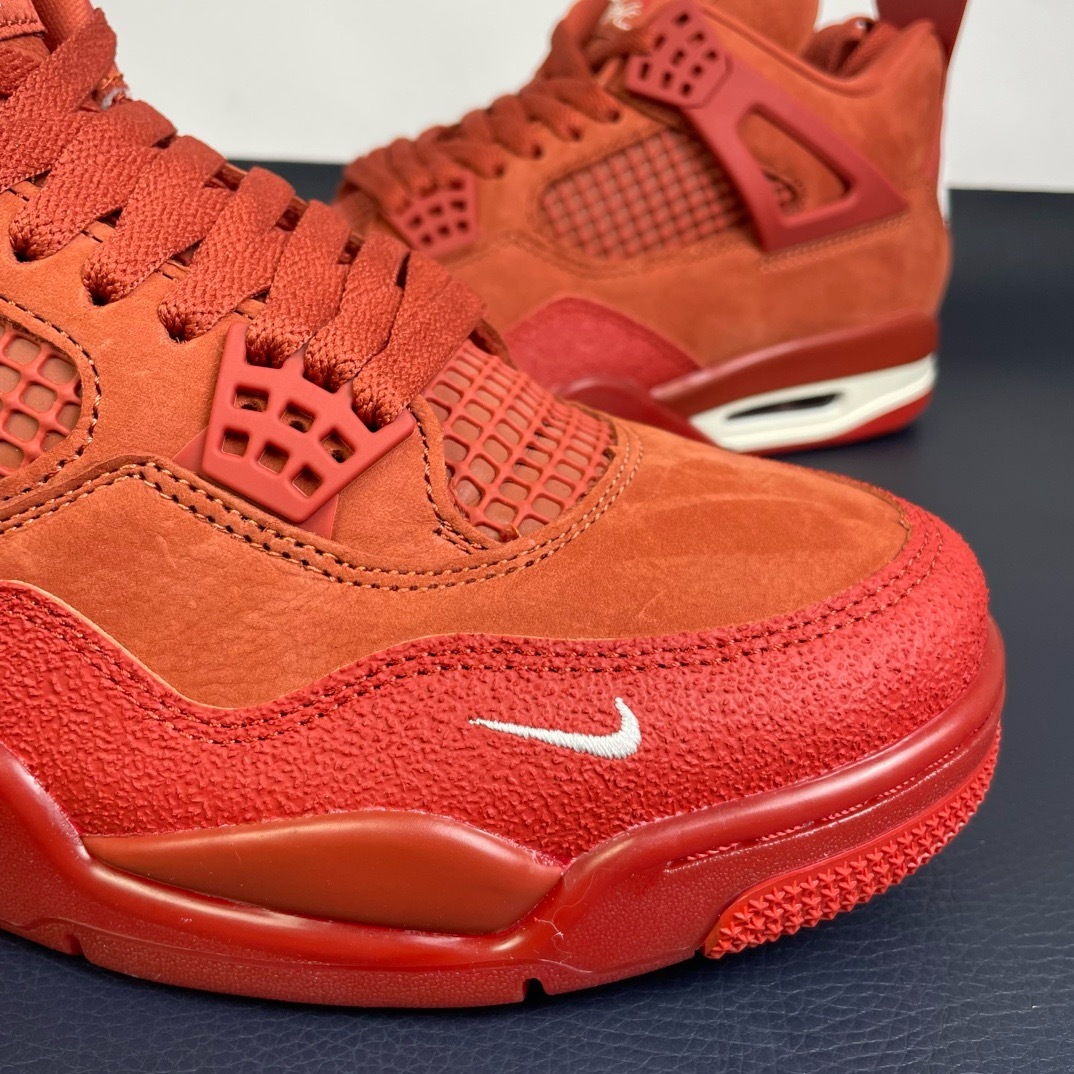 Nigel Sylvester x Air Jordan 4 OG "Brick by Brick" Anthracite/Biking Red - 图片 16