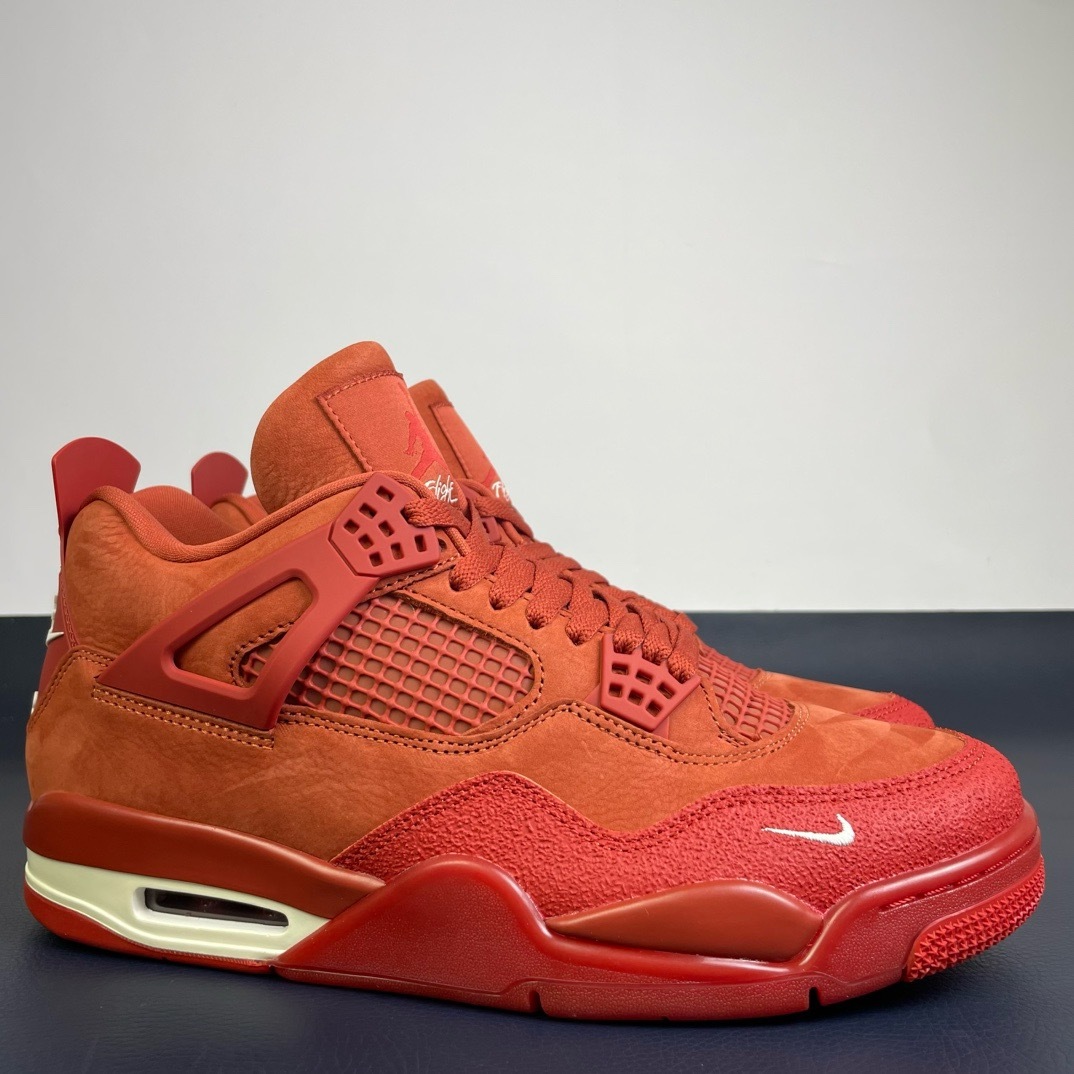 Nigel Sylvester x Air Jordan 4 OG "Brick by Brick" Anthracite/Biking Red - 图片 8