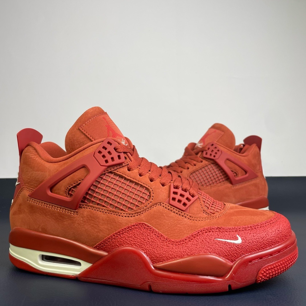 Nigel Sylvester x Air Jordan 4 OG "Brick by Brick" Anthracite/Biking Red - 图片 14